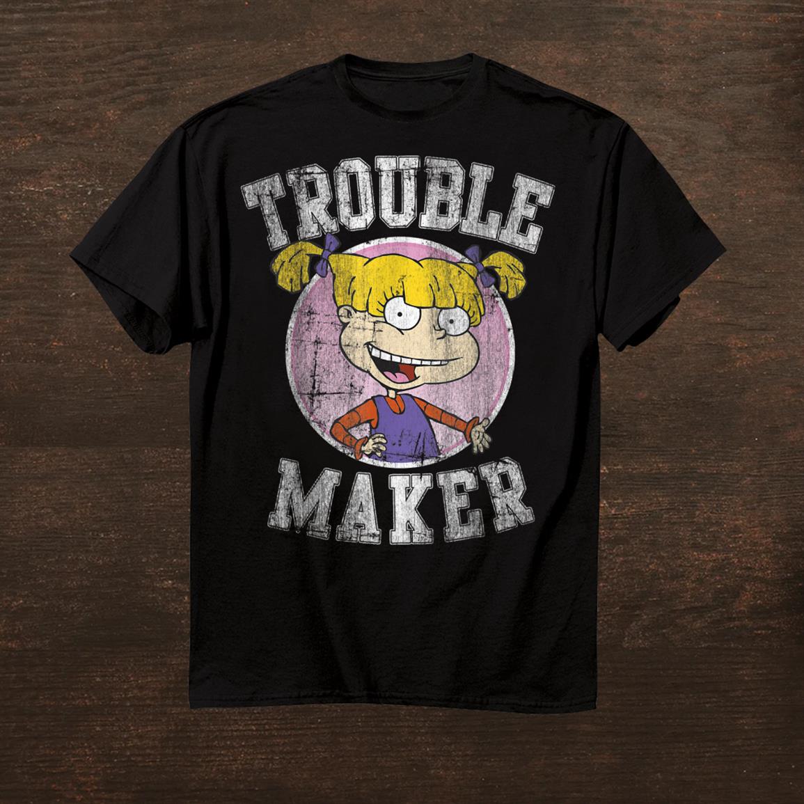 Angelica Trouble Maker Vintage Graphic Shirt