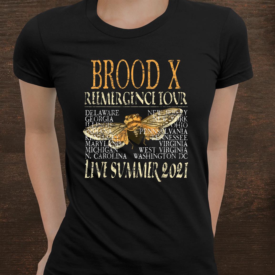 Cicada Insect 17 Year Brood X Great Eastern Brood Vintage Shirt ...