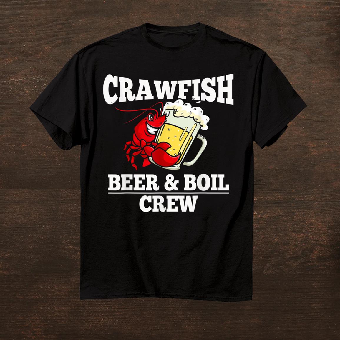 Crawfish Beerandboil Crew Crawdaddy Crayfish Matching Team Shirt