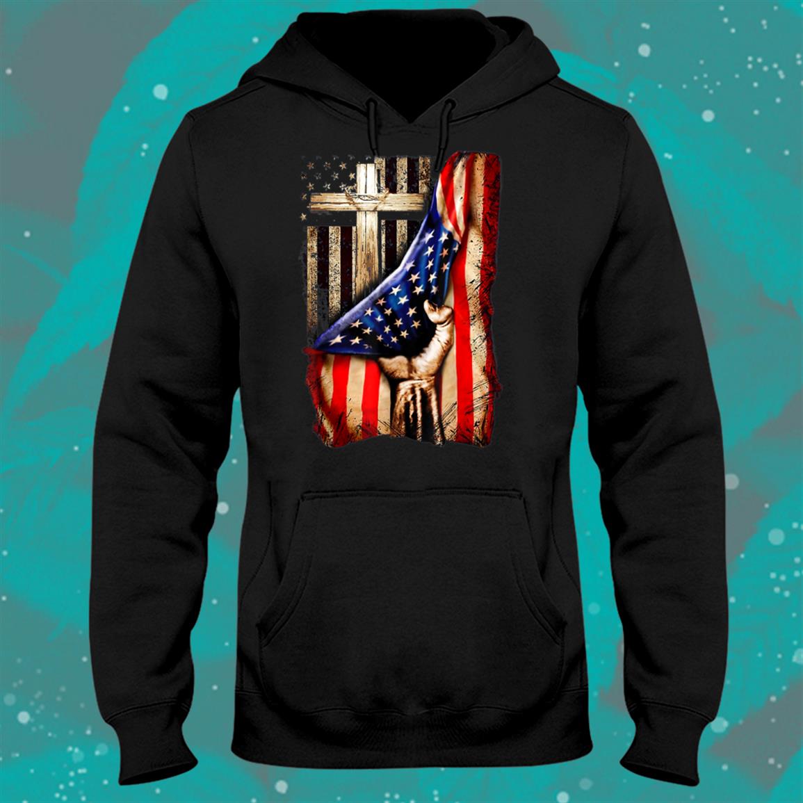 Cross Christ American Flag Pride Hand Christian Lover Shirt Cross Christ American Flag Pride Hand Christian Lover Shirt