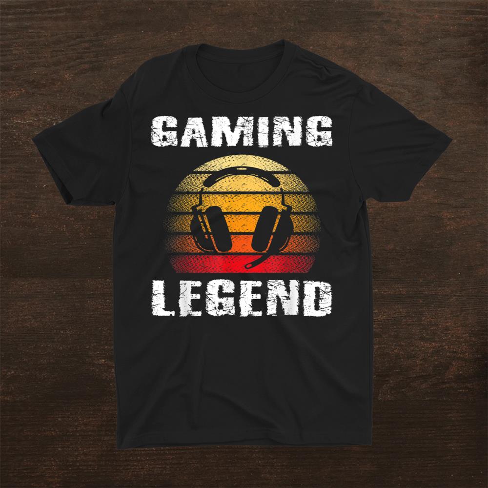 Gaming Legend Pc Gamer Video Games Boys Shirtns Shirt