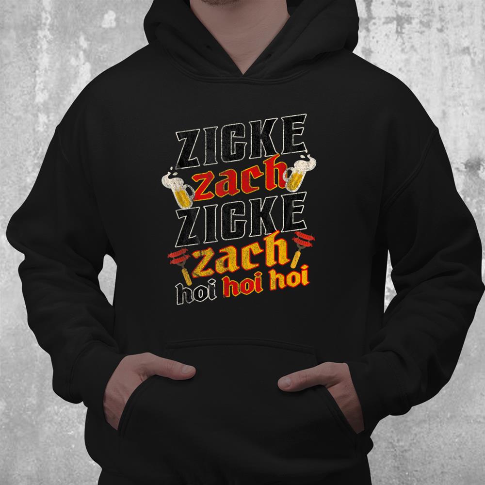 German Oktoberfest Zicke Zacke Zicke Zacke Hoi Hoi Hoi Beer Shirt ...