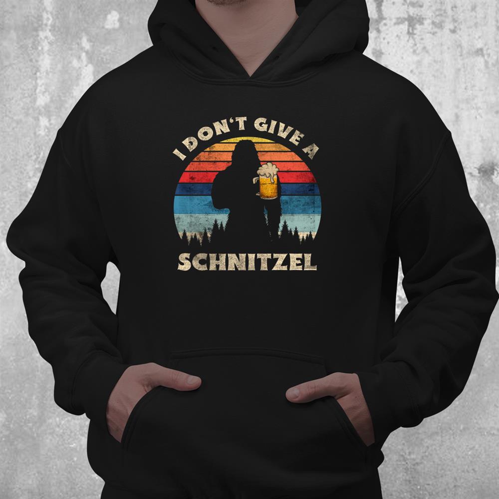 I Don't Give A Schnitzel Germany Oktoberfest Distressed Shirt