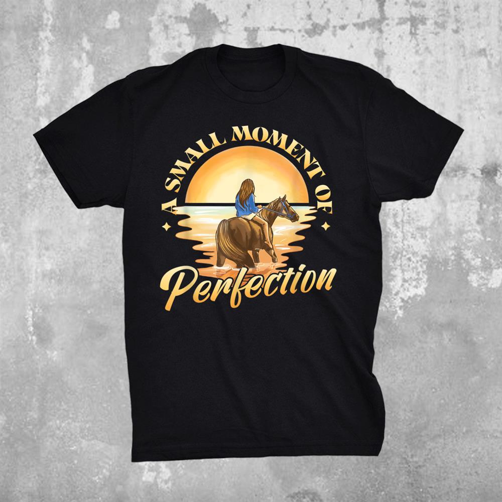 Sunset Horseback Riding Is Perfection Cute Girls Horse Shirt