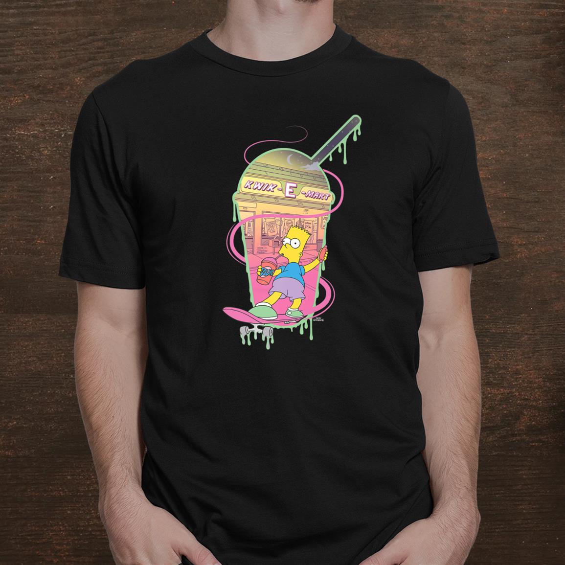 The Simpsons Bart Simpsons Kwik E Mart Squishee Shirt The Simpsons Bart Simpsons Kwik E Mart Squishee Shirt