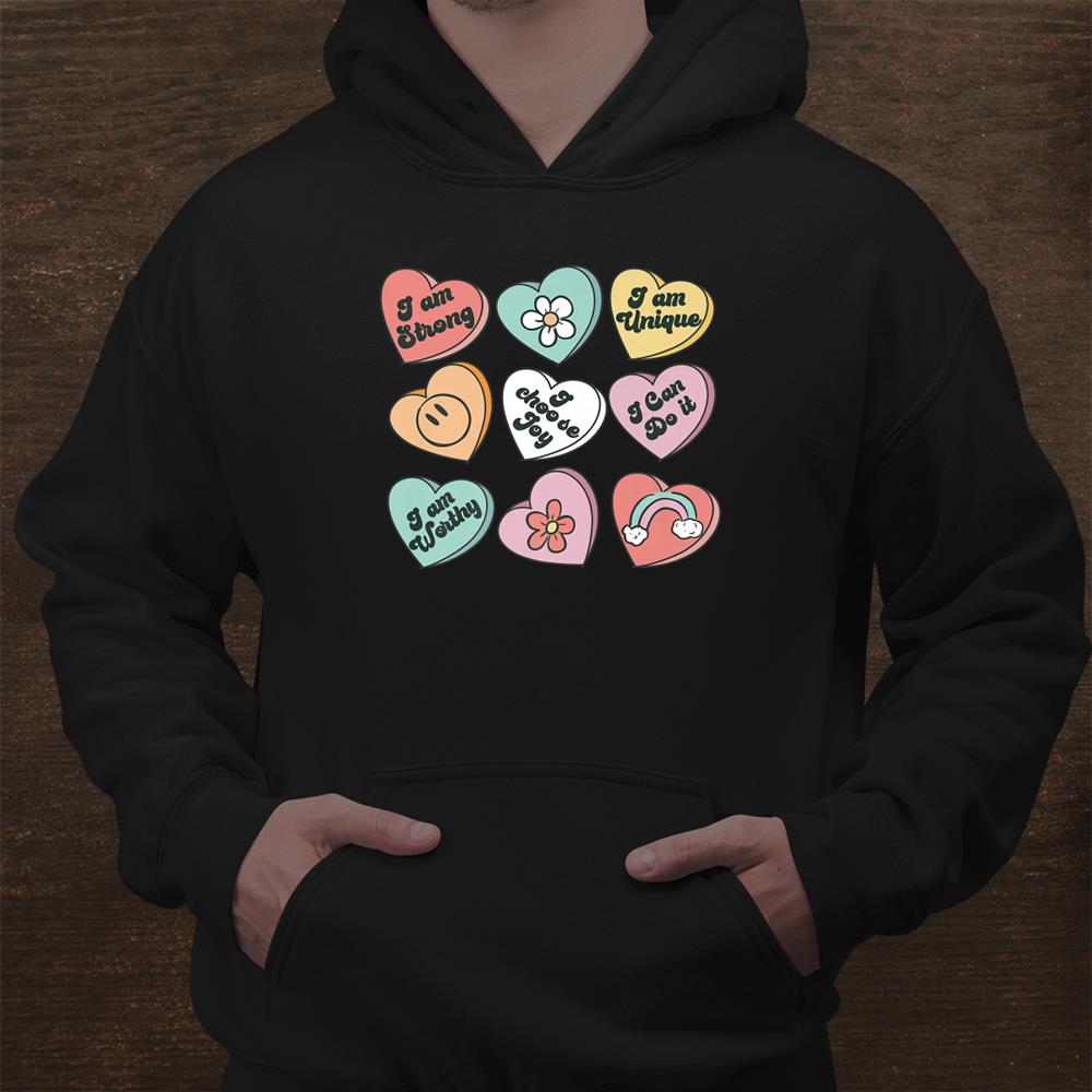 Valentine Candy Heart Chocolate Happy Valentines Day Shirt