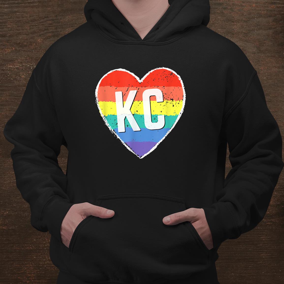 Vintage Rainbow Heart Kc Shirt Vintage Rainbow Heart Kc Shirt