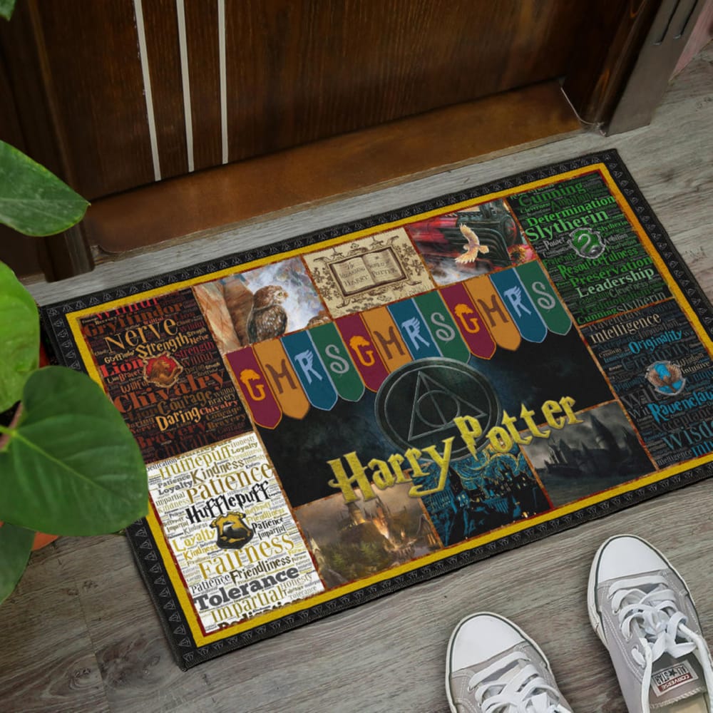 Hogwarts Houses GMRS Harry Potter Doormat Fantasywears