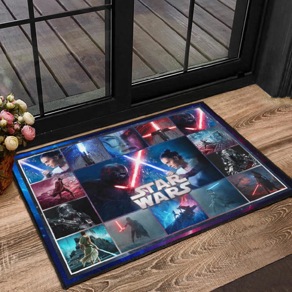 Rey And Ren Star Wars Doormat Fantasywears