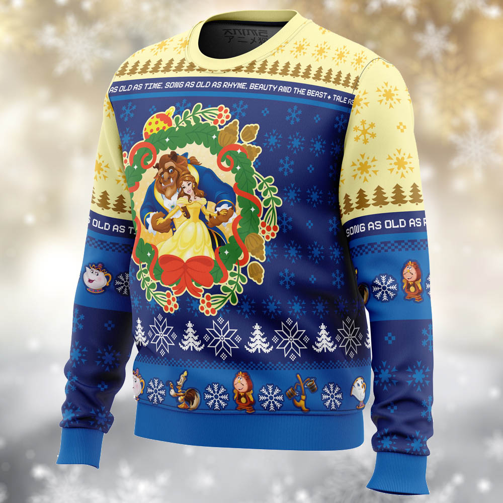 Beauty and the Beast Disney Christmas Sweater Fantasywears