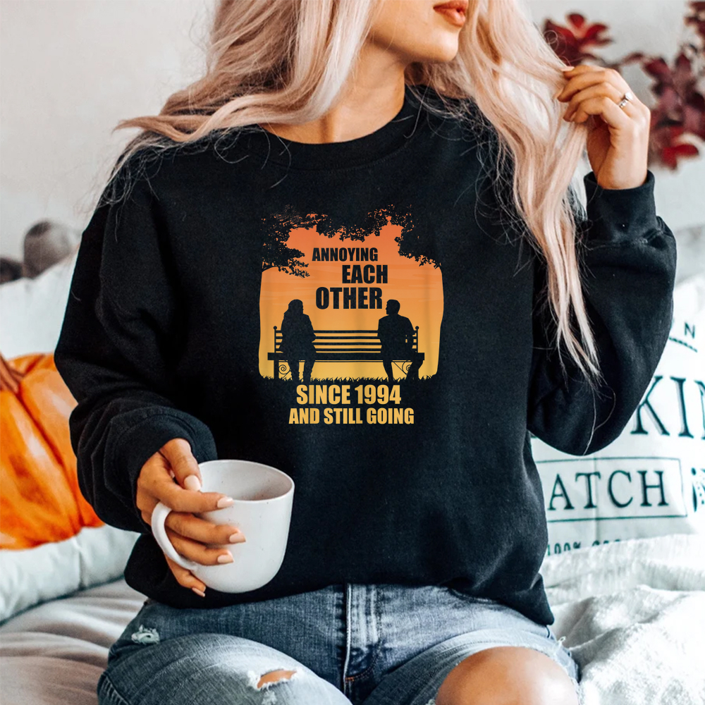 Still Going Strong Customized Couple Hoodies "Freak And Weirdo" – Great Gifts For Couple Annoying Each Other Since Sign