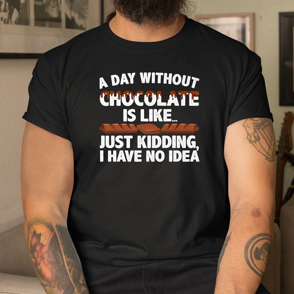 Cool Chocolate Dark Chocolate Lover Candy Bar Shirt