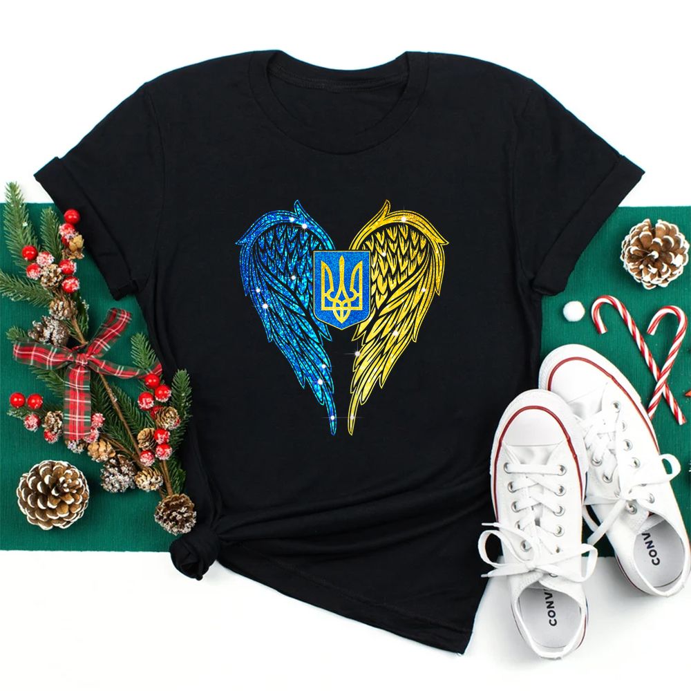 Wings Ukraine Trident Ukraine Ukrainian Flag Support Ukraine Shirt